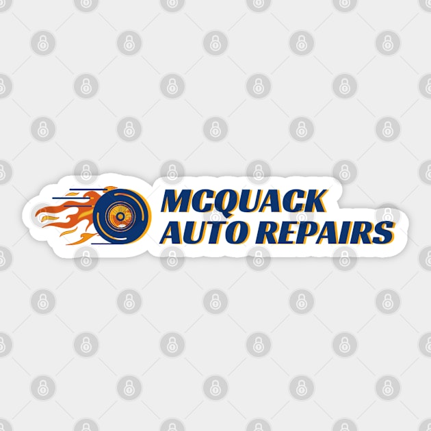 McQuack Auto Repair Sticker by Amores Patos 